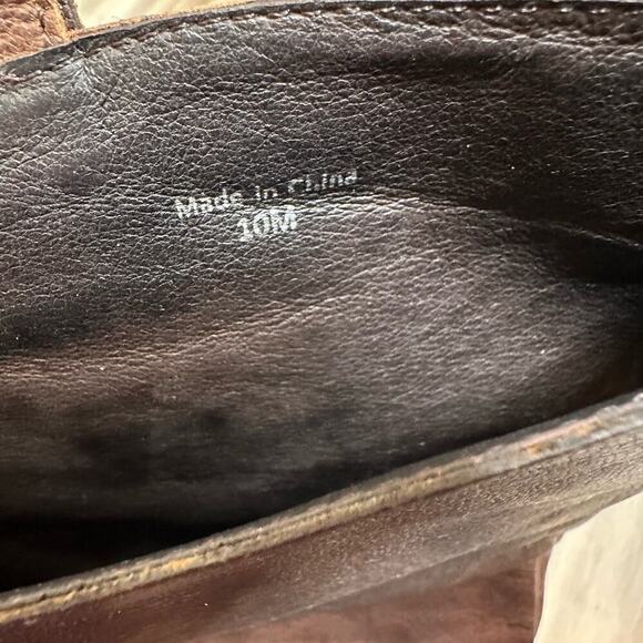 7 For All Mankind Edge Riding Boots Women's Brown Size 10 - Picture 8 of 8